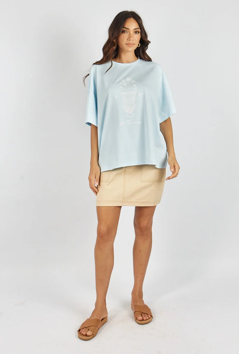 ATRANI MINI SKIRT - SAND