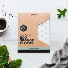Load image into Gallery viewer, Sponge Cloth 2pk | Scandi Leaves
