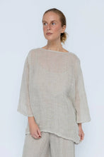 Load image into Gallery viewer, Margot Reversible Linen Top - Natural

