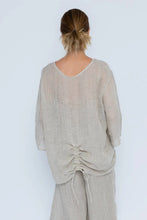 Load image into Gallery viewer, Margot Reversible Linen Top - Natural
