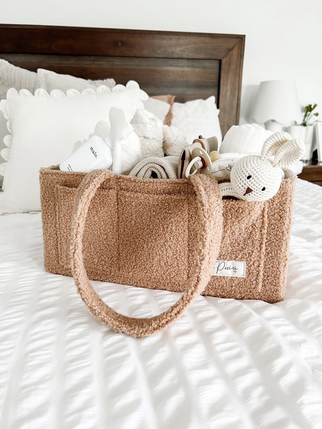 Nappy Caddy Organiser - All Teddy | Nude