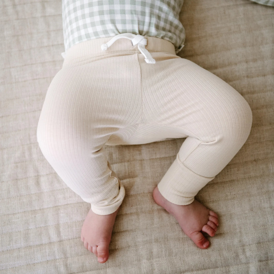 Rib Legging | Oat