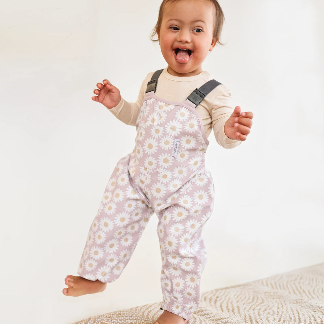 Splashy Overall | Lilac Daisy