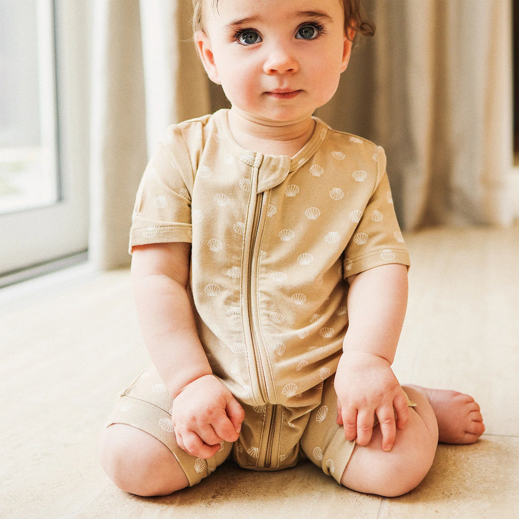 Day or Night Onesie Short Sleeve | Seashells