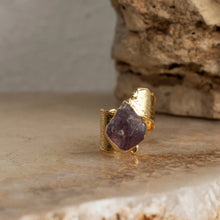 Load image into Gallery viewer, Obelie Amethyst Wrap Ring
