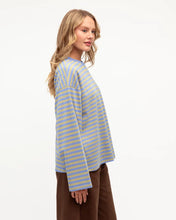 Load image into Gallery viewer, Remy Stripe Duo Tee | Blue/Sage
