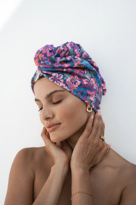 RIVA Hair Towel Wrap | Secret Garden
