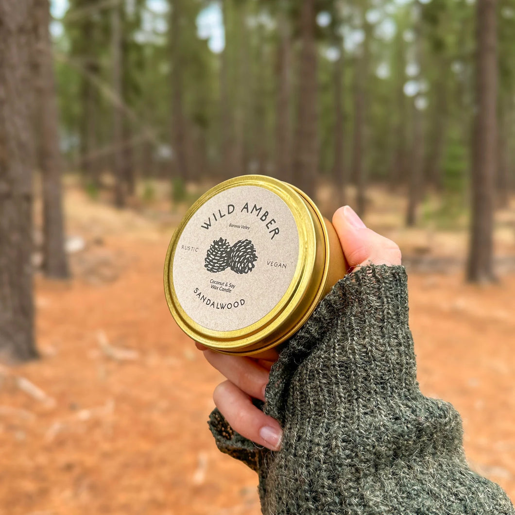 Tin Candle | Sandalwood