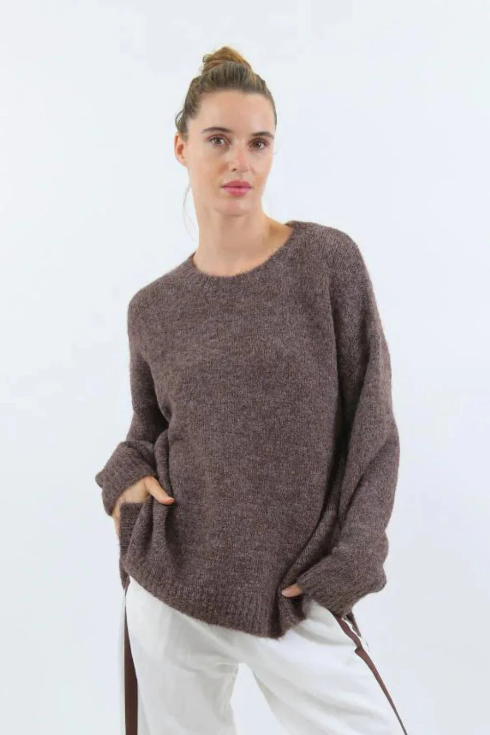 Frontier Knit Jumper | Chocolate
