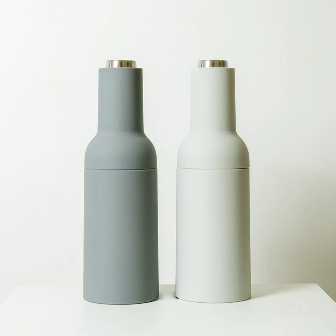 Thea Automatic S&P Grinder Set | Dove/Steel 