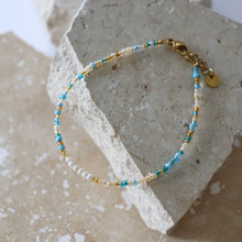 Load image into Gallery viewer, Tranquil Necklace or Bracelet | Pebbly Beach Blue
