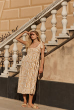 Load image into Gallery viewer, CAPELLA MIDI DRESS - TERRAZA PRINT
