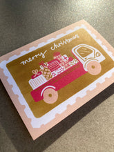 Load image into Gallery viewer, Truckload of Gifts Mini Christmas Card

