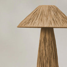 Load image into Gallery viewer, Ourea Raffia Table Lamp | Green
