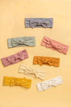 Load image into Gallery viewer, Bamboo Stretch Bow Headband | Oat

