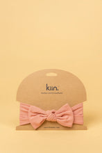 Load image into Gallery viewer, Bamboo Stretch Bow Headband | Blush 
