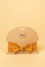 Load image into Gallery viewer, Bamboo Stretch Bow Headband | Caramel
