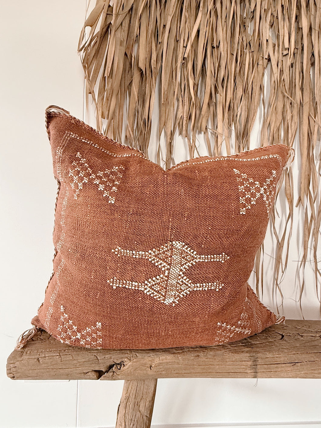 Cactus Silk Cushion Cover 50X50 | Burnt Terra #2