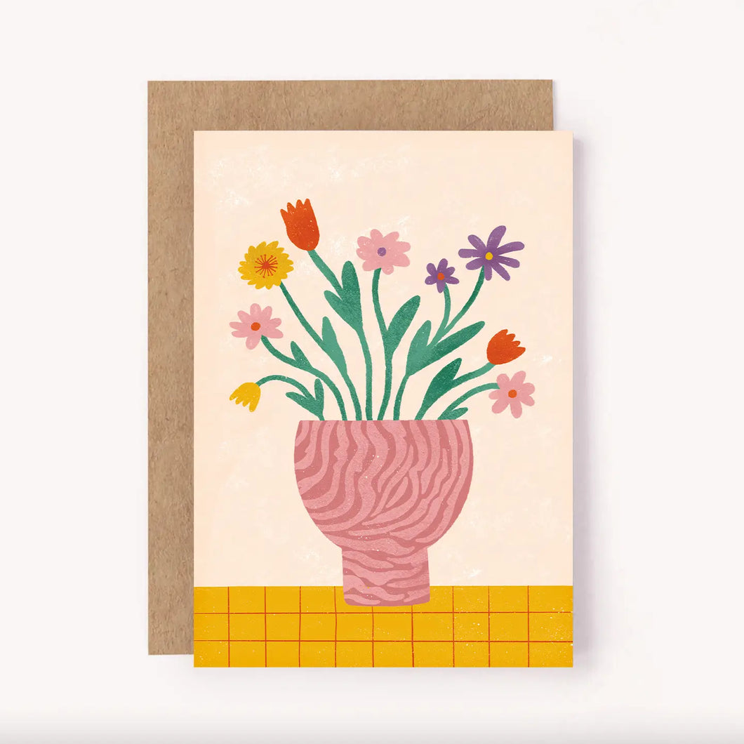 Illustrated Flower Card | Floral Greeting