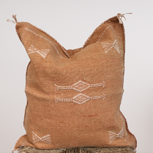 Load image into Gallery viewer, Moroccan Cactus Silk Cushion 50X50 | Orange Desert
