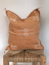 Load image into Gallery viewer, Moroccan Cactus Silk Cushion 50X50 | Orange Desert
