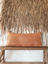 Load image into Gallery viewer, Cactus Silk Lumbar Cushion Cover 100x50 | Orange

