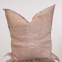 Load image into Gallery viewer, Moroccan Cactus Silk Cushion 50X50 | Soft Pink Diamond #2
