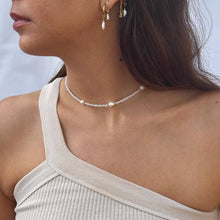 Load image into Gallery viewer, Exhale Necklace or Bracelet | Pearly White
