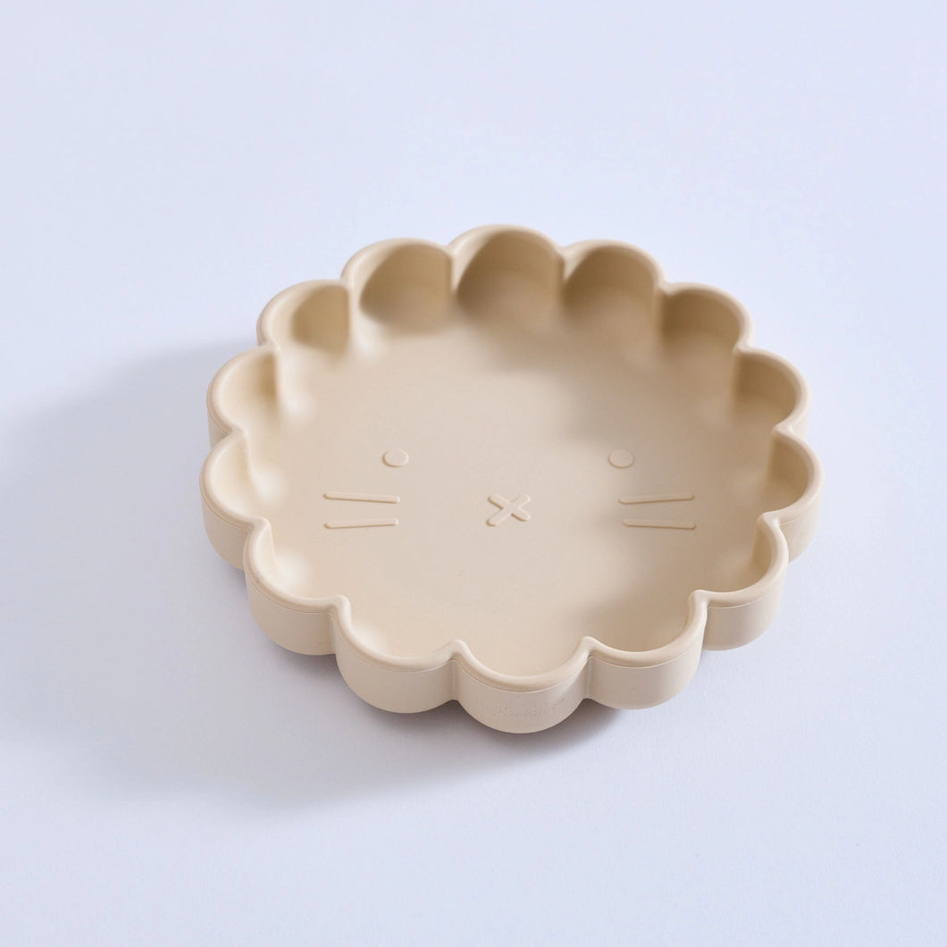 Silicone Lion Suction Plate | Sand