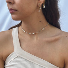 Load image into Gallery viewer, Exhale Necklace or Bracelet | Pebbly Beach Blue
