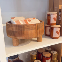 Load image into Gallery viewer, Ulla Wood Footed Bowl - Natural
