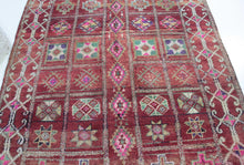 Load image into Gallery viewer, Vintage Moroccan Rug 195x315cm | Deep Jewel
