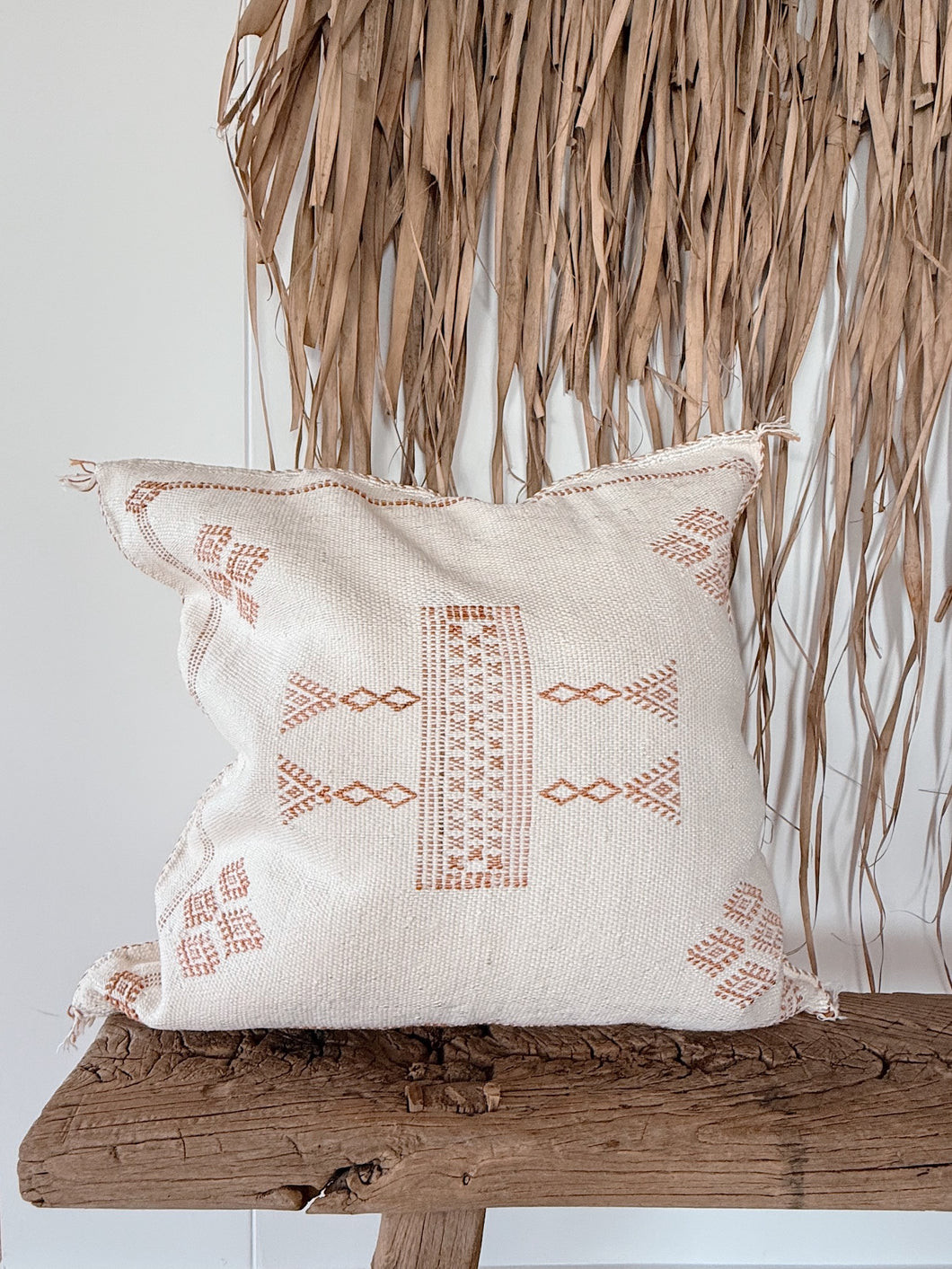 Cactus Silk Cushion Cover 50X50 | Ivory #1