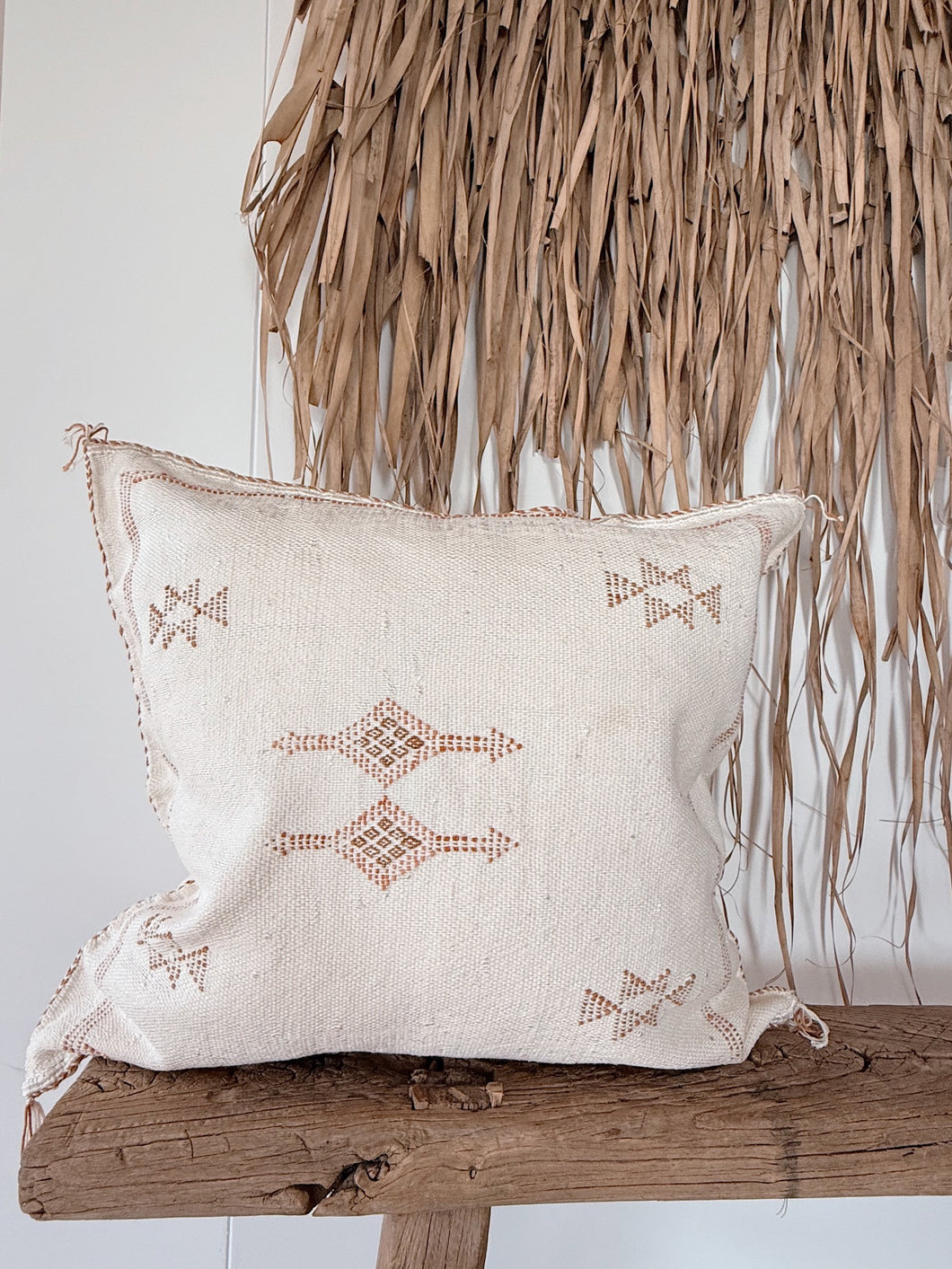 Cactus Silk Cushion Cover 50X50 | Ivory #3