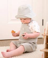 Load image into Gallery viewer, Organic Cotton Muslin Romper Overall | Mint

