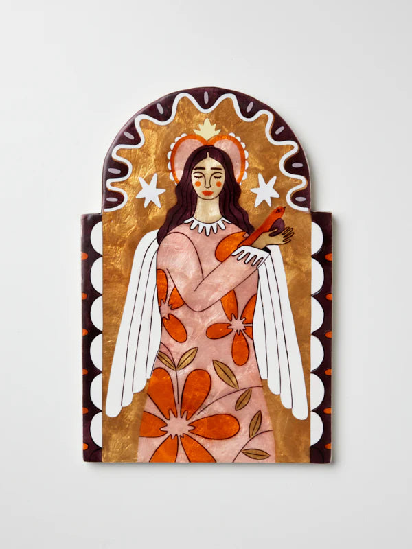 Gardienne Angel Wall Art | Mustard