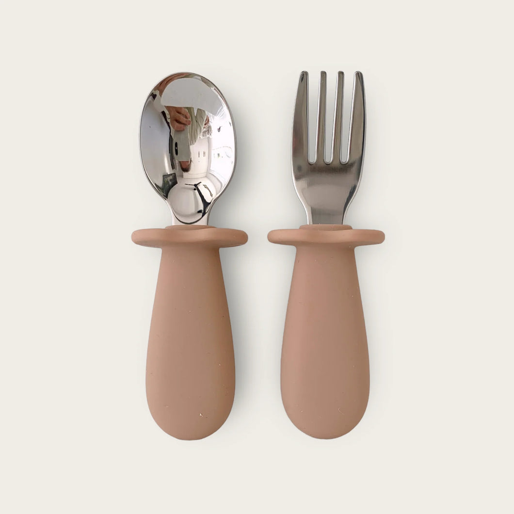 Toddler Cutlery Set | Nude