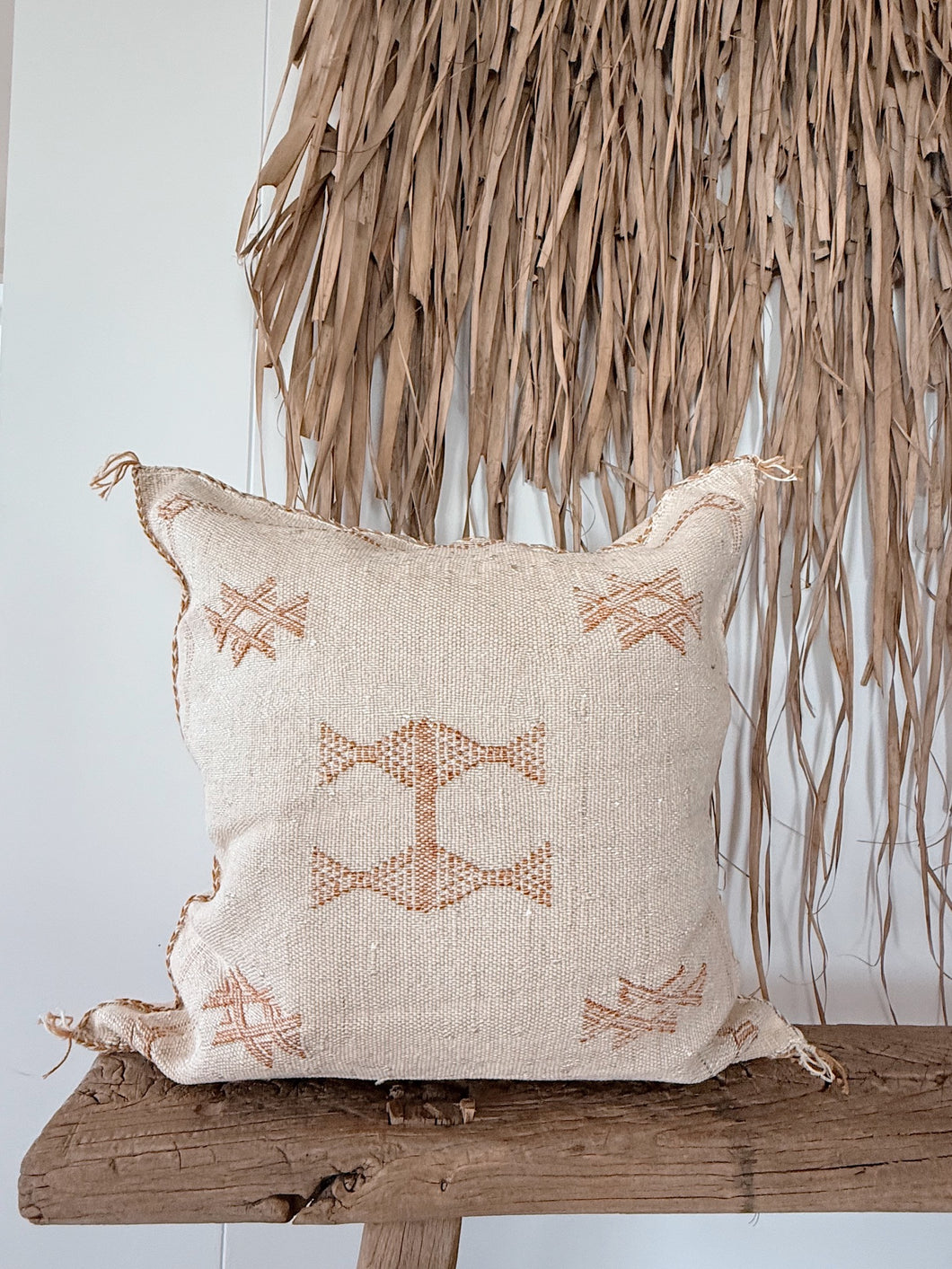 Cactus Silk Cushion Cover 50X50 | Oat #2