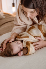 Load image into Gallery viewer, Organic Cotton Knitted Rainbow Blanket
