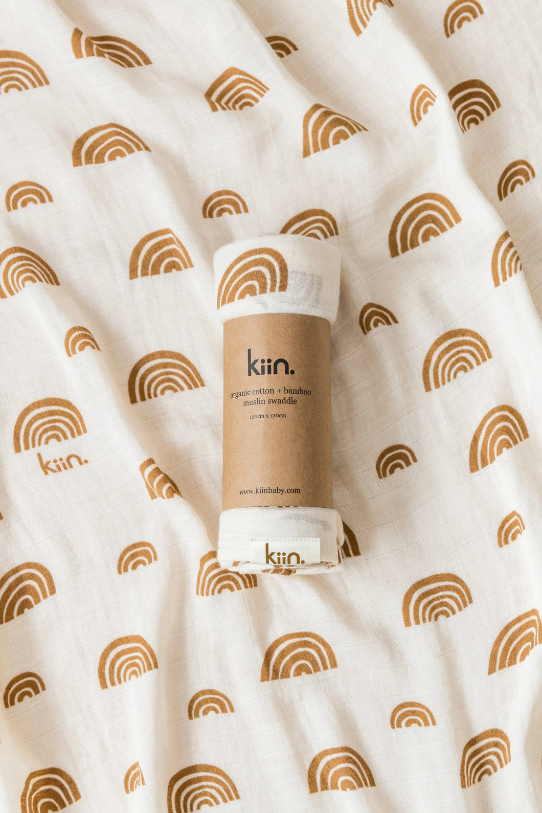 Organic Muslin Swaddle | Rainbow