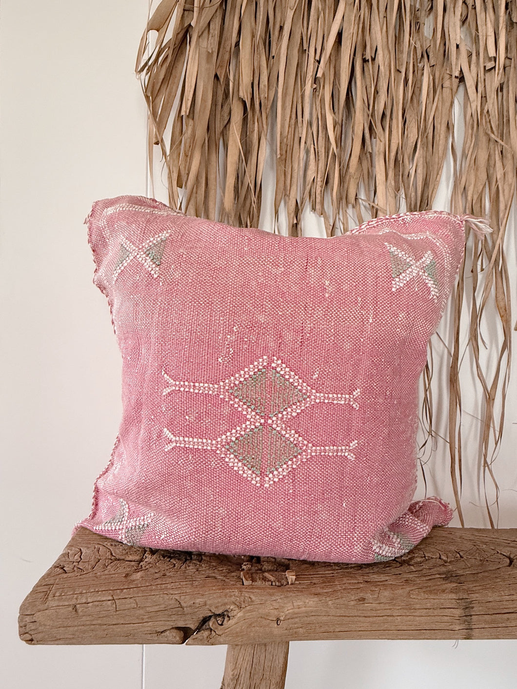 Cactus Silk Cushion Cover 50X50 | Pink #2