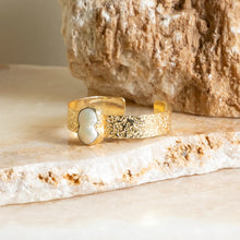 Load image into Gallery viewer, Yasmine Single Stone Cuff Bracelet
