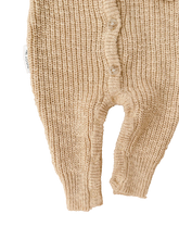 Load image into Gallery viewer, Classic Knit Romper | Wheat
