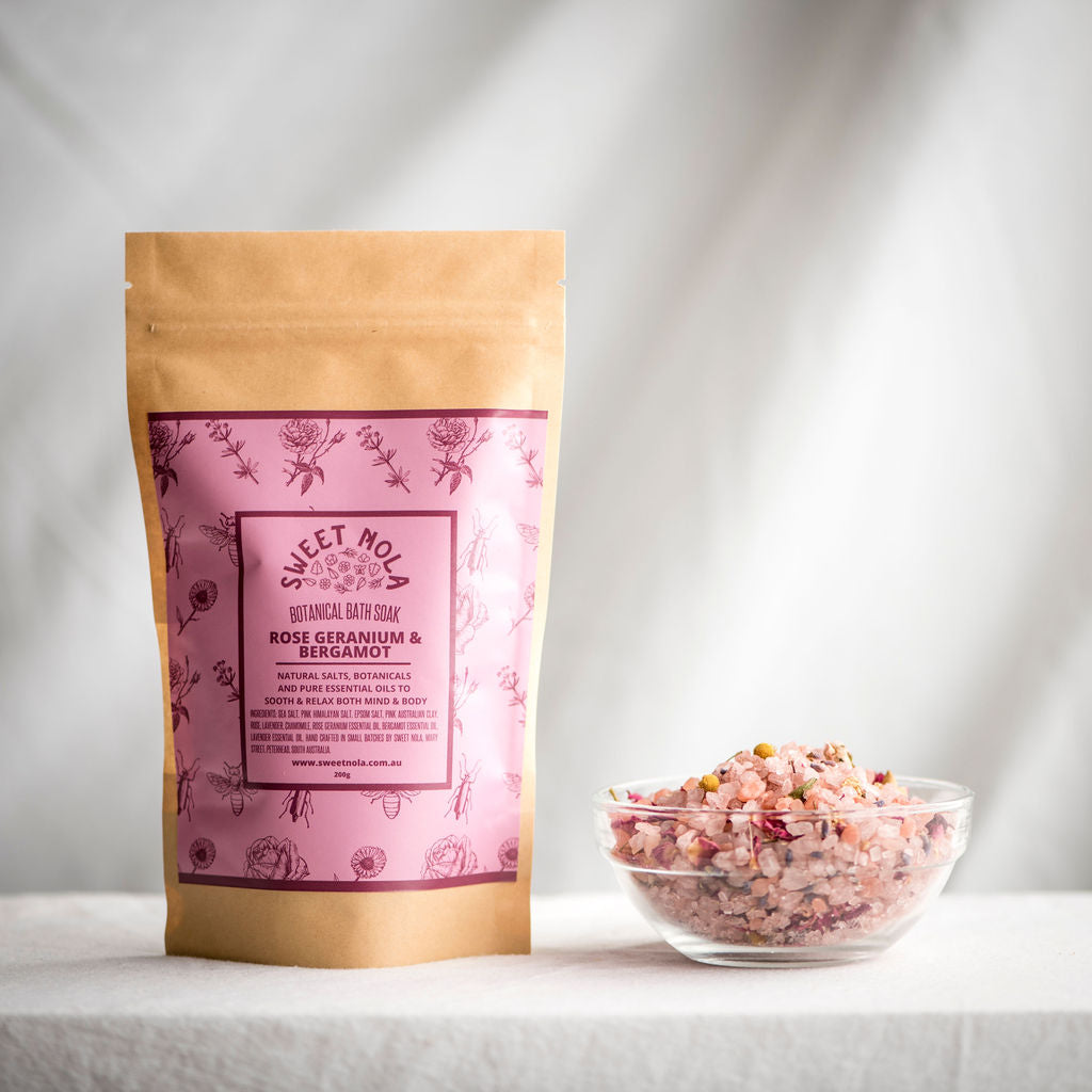 Bath Soak | Rose Geranium & Bergamot