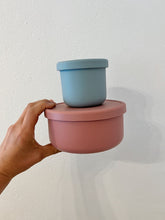 Load image into Gallery viewer, Small Silicone Lunch Bowl | Dusty Blue
