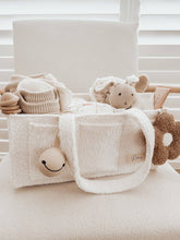 Load image into Gallery viewer, NAPPY CADDY ORGANISER - ALL TEDDY | SNOW
