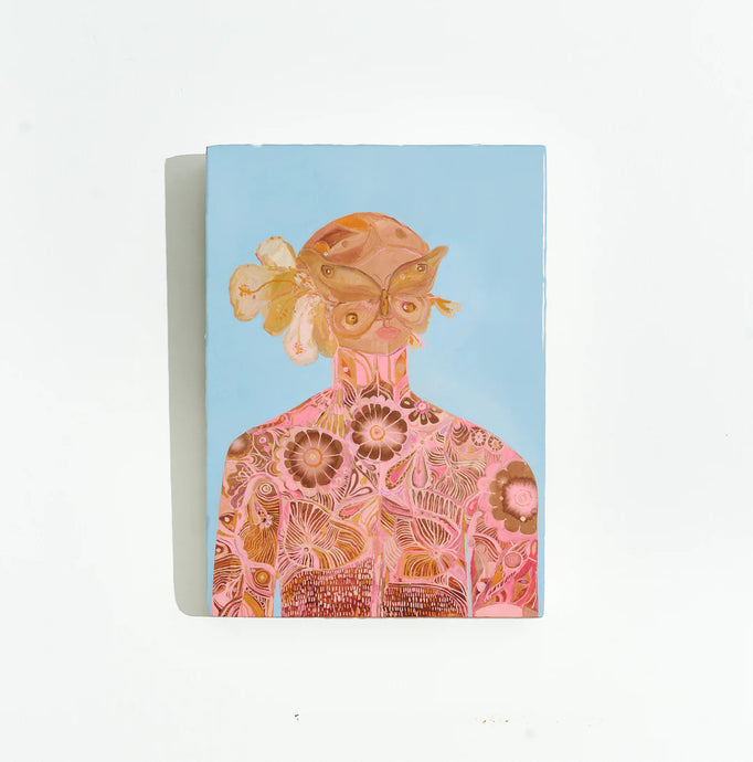 Jai Vasicek 'Madame Butterfly' Limited Edition Large Tile