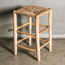 Load image into Gallery viewer, Moroccan palm Leaf Stool
