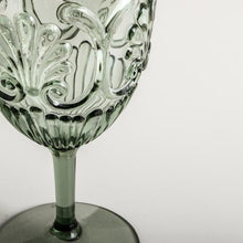 Load image into Gallery viewer, green acrylic wine glass
