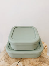 Load image into Gallery viewer, Silicone Bento Lunch Box | Sage
